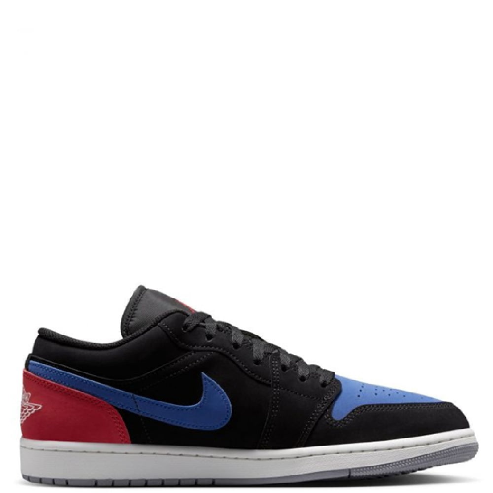 Men's Jordan 1 Low Black/Summit White-True Blue - 11