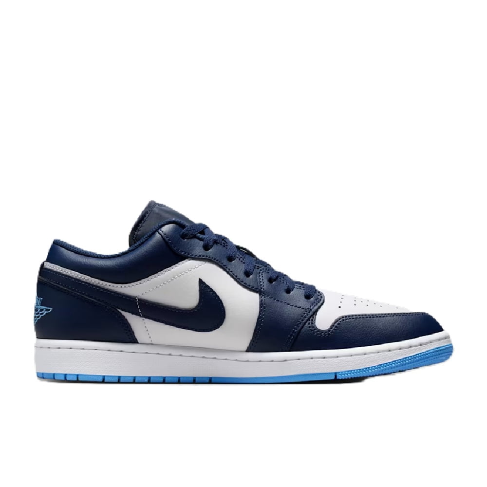 Men's Jordan 1 Low Midnight Navy/University Blue (553558 404) - 8.5