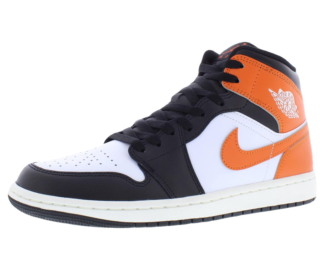 Men's Jordan 1 Mid Starfish/Black-White-Sail (DQ8426 801) - 8