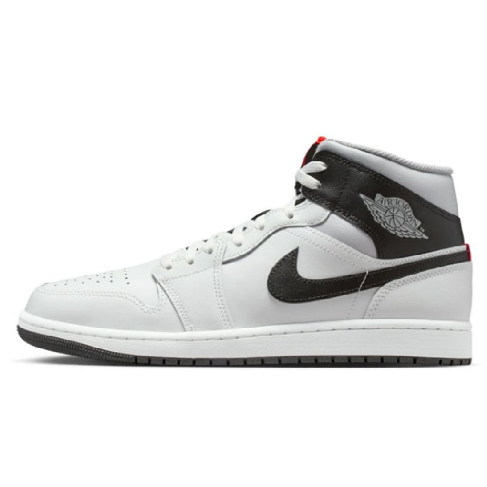 Jordan 1 Mid White Neutral Grey Infrared Men's Sneakers DQ8426-109