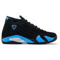 Jordan 14 Retro Black University Blue Men's Sneakers 487471-007