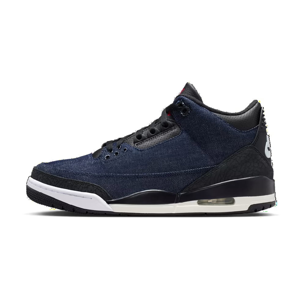 Men's Jordan 3 RTR LSC SP "Levi’s Indigo" Denim/Black-Sail (IH7959 400) - 7.5