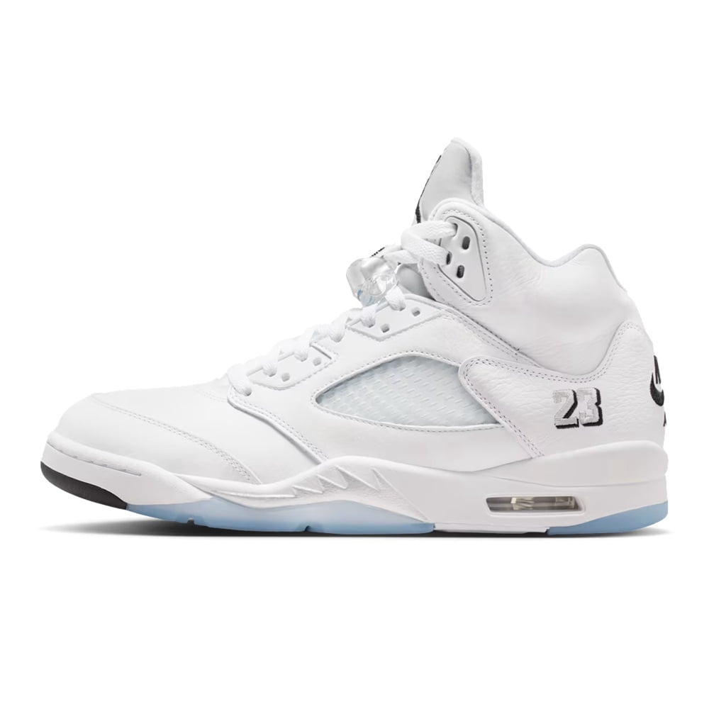 Men's Jordan 5 Retro OG "White Metallic" Wht/Blk-Mtlc Silver (HQ7978 103) - 9
