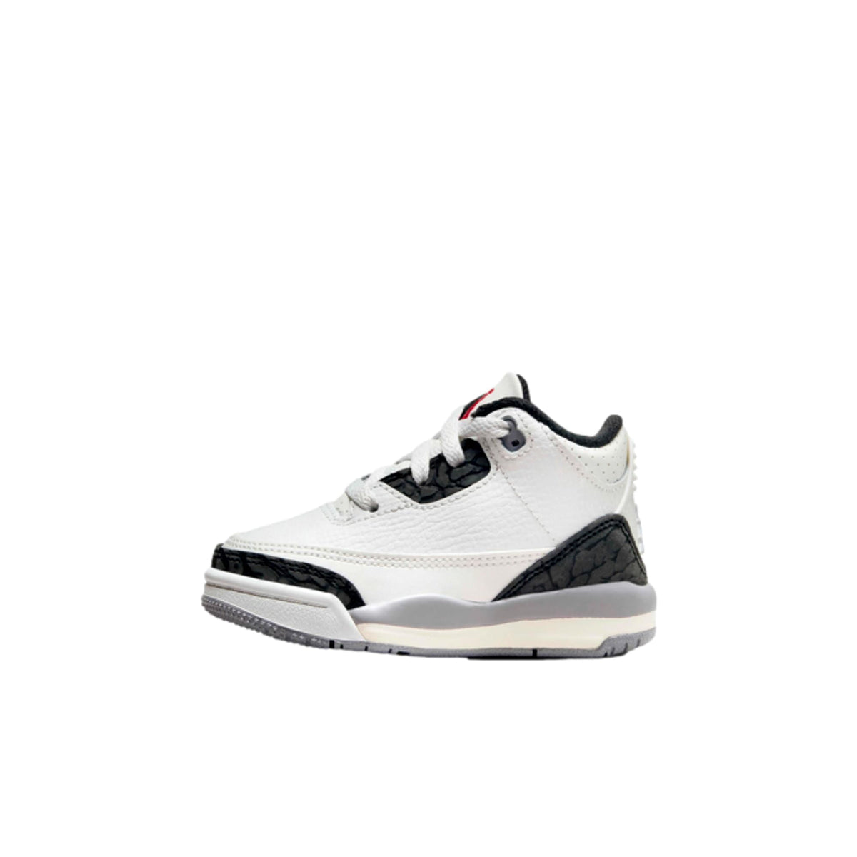 Toddler's Jordan 3 Retro "Cement Grey" Summit Wht/Fire Red (DM0968 106) - 8