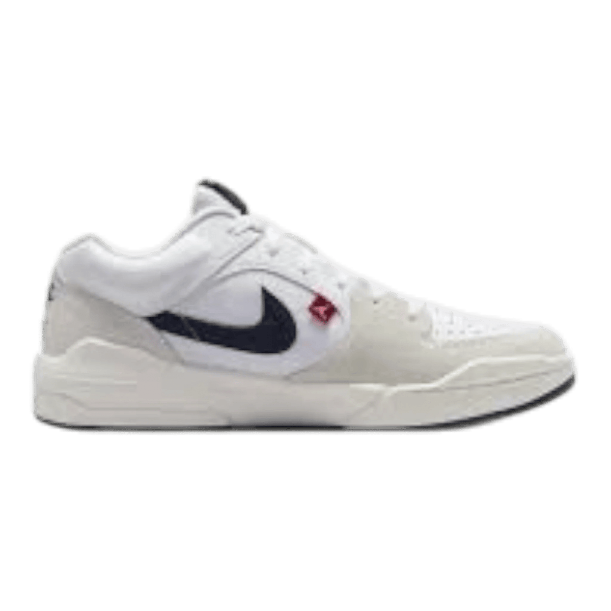 Nike Jordan Stadium 90 Sneaker in White / Midnight Navy Suede | Men Low-Top - 8