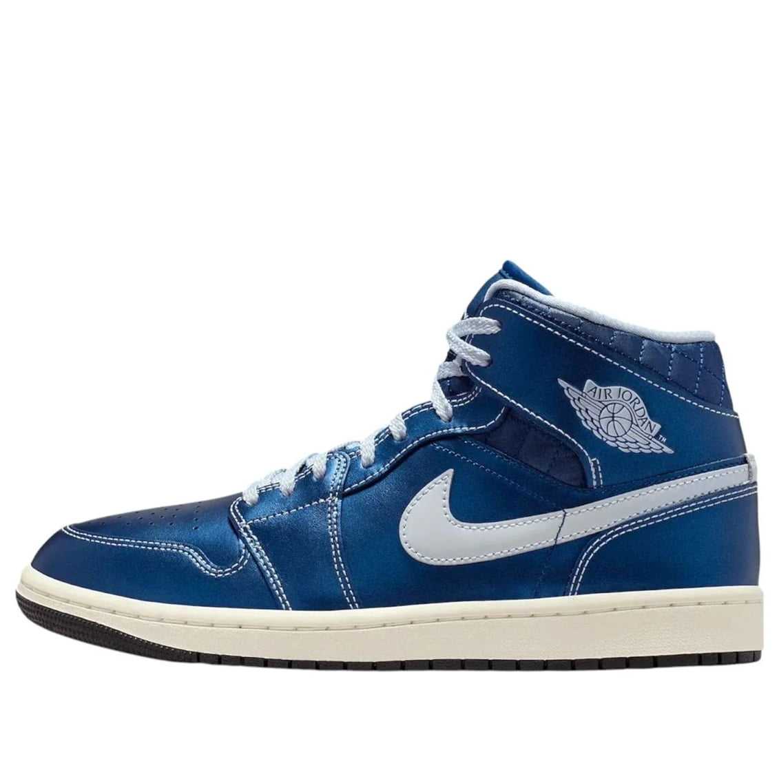 Jordan 1 Mid Metallic Blue Women's Sneakers IM5128-001