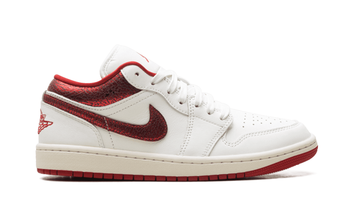 Jordan WOMENS Jordan 1 Low Womens "Ruby" HJ9338 106 HJ9338 106 from Stadium Goods