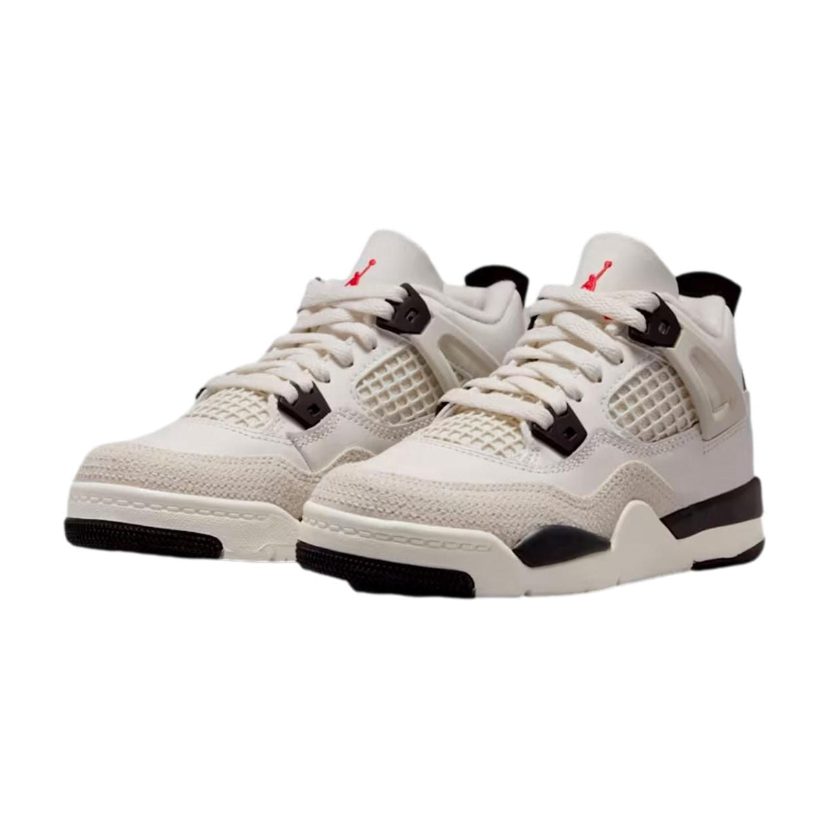 Jordan 4 Retro OG "Flight Club" Little Kids' Shoes Sail/Black im4028-100