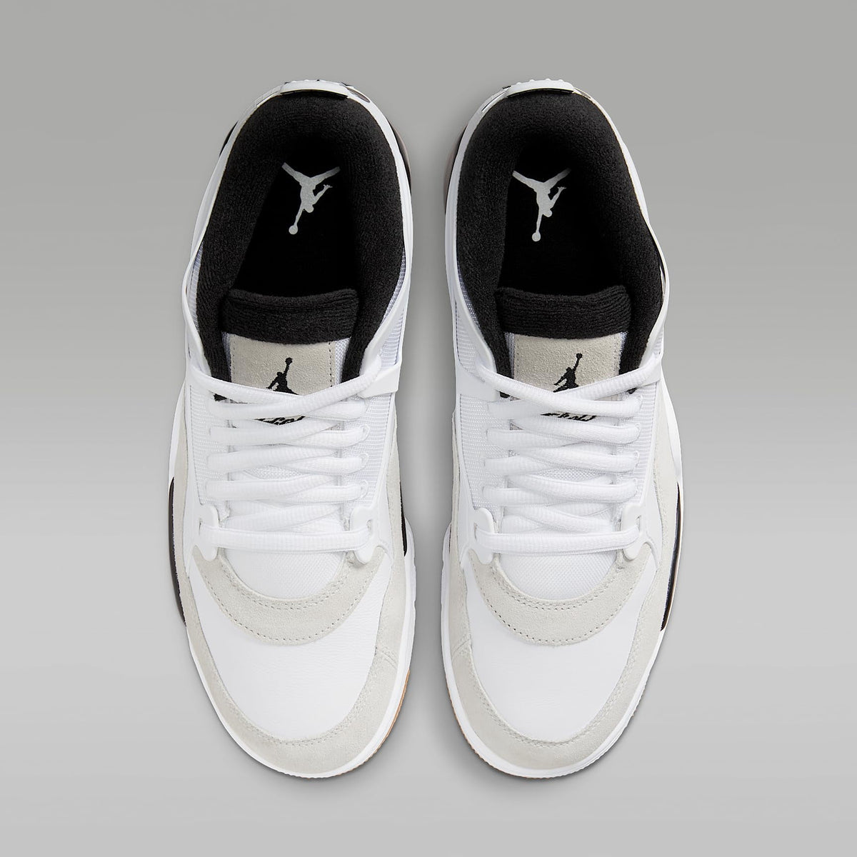 Jordan 4 RM White Black Gum Men's Sneakers FQ7939-110