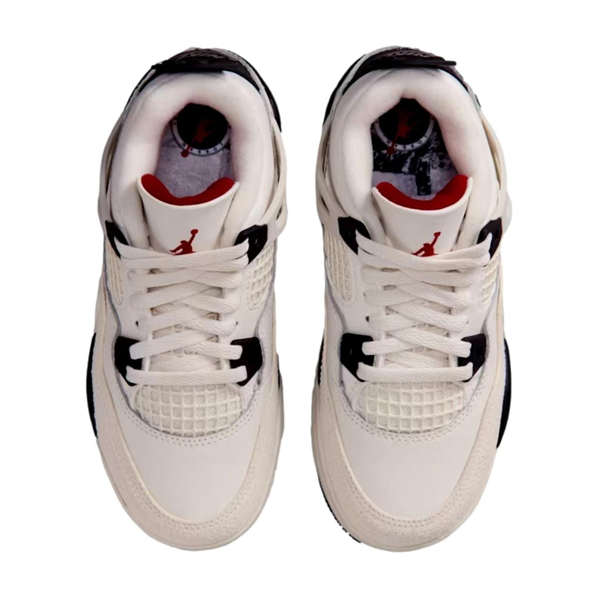 Jordan 4 Retro OG "Flight Club" Little Kids' Shoes Sail/Black im4028-100
