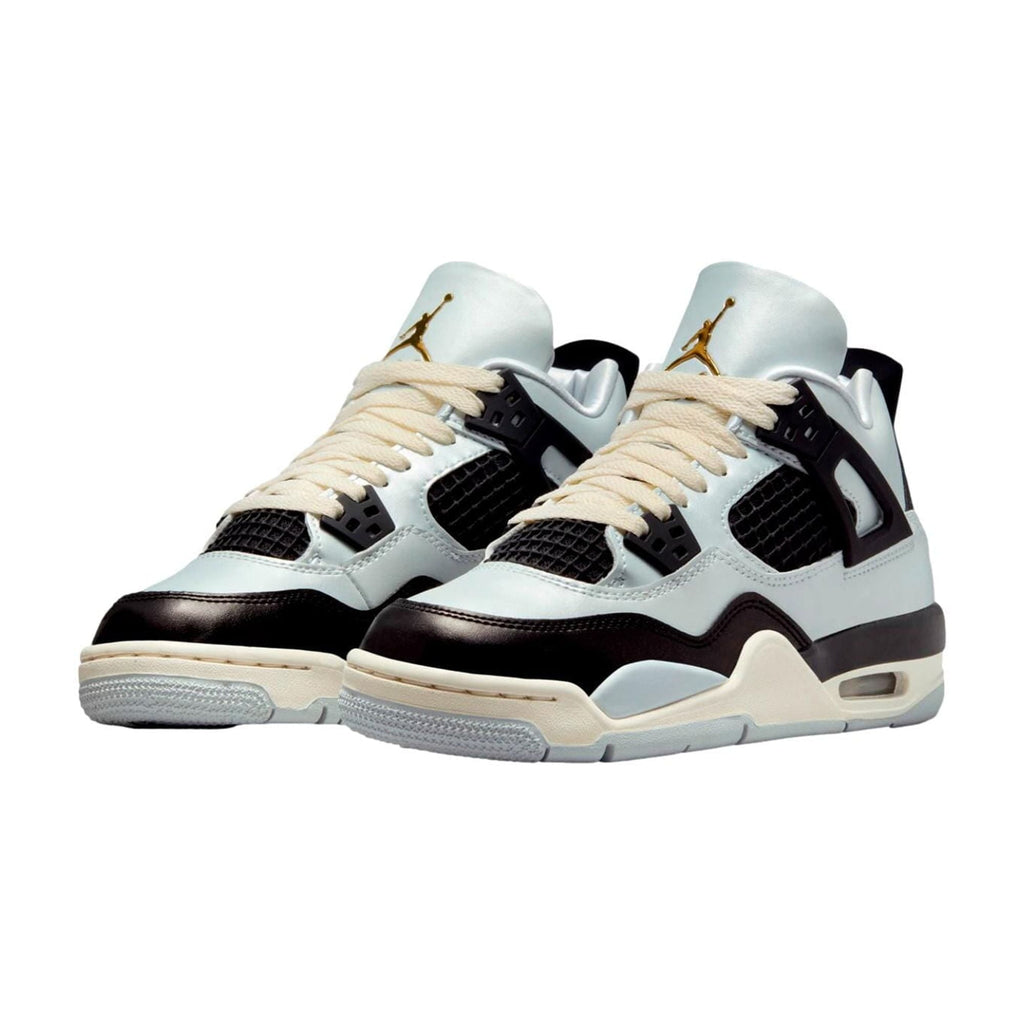 Little Kid's Jordan 4 Retro Pure Platinum/Metallic Gold (FZ8586 070) - 13