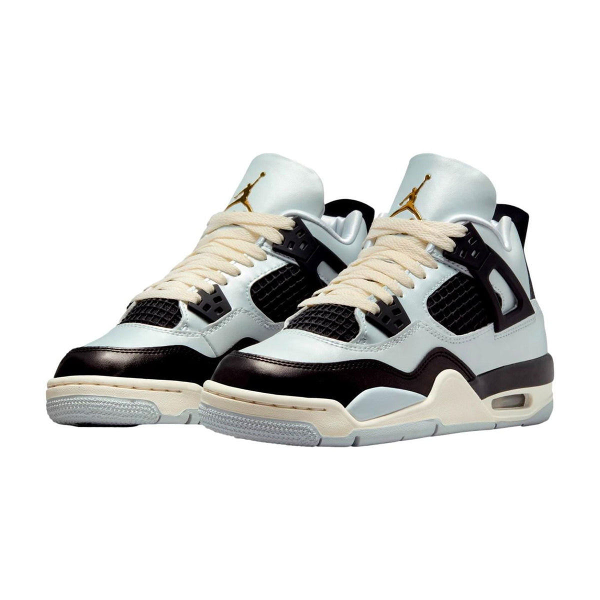 Little Kid's Jordan 4 Retro Pure Platinum/Metallic Gold (FZ8586 070) - 13