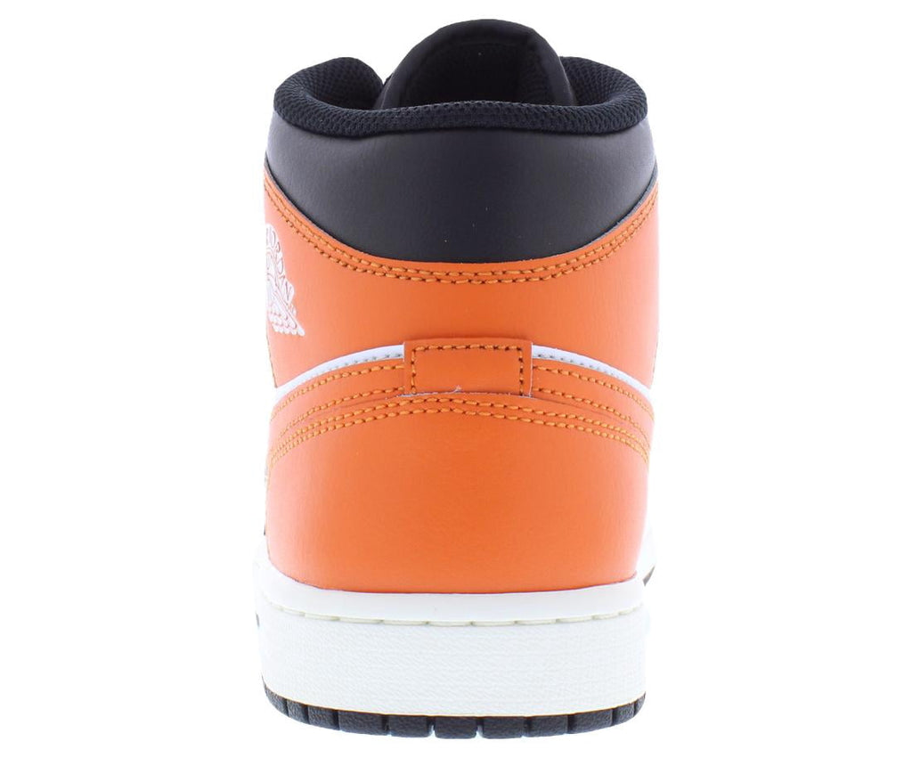 Men's Jordan 1 Mid Starfish/Black-White-Sail (DQ8426 801) - 8
