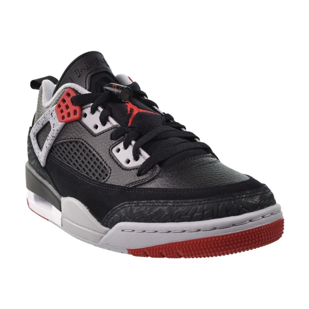 Men's Jordan Spizike Low Black/Gym Red-Wolf Grey-White (FQ1759 009) - 13