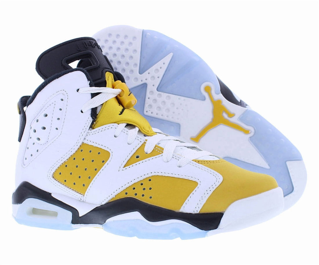 (GS) Air Jordan 6 Retro 'White / Yellow Ochre' (2024) 384665-170