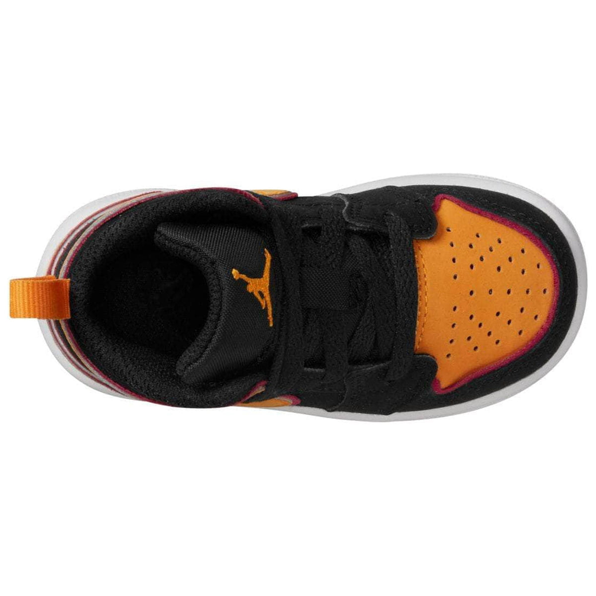 Toddler's Jordan 1 Mid SE Black/Vivid Orange (FJ4926 008) - 6
