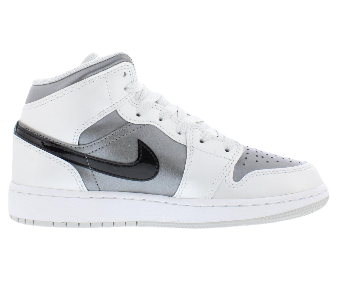Big Kid's Jordan 1 Mid SE Photon Dust/Blue Chill (HV4400 014) - 6