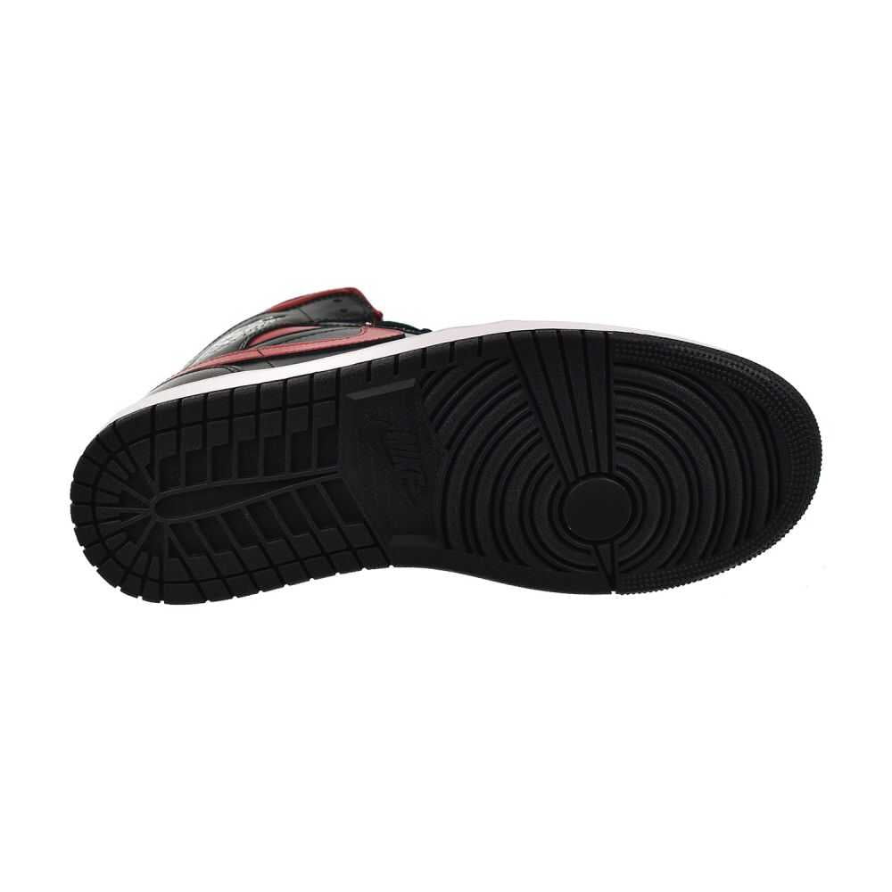 Men's Jordan 1 Mid Black/Varsity Red-Summit White (DQ8426 067) - 13