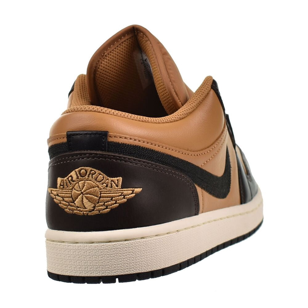 Men's Jordan 1 Low SE Flax/Black-Baroque Brown (HQ3603 201) - 8