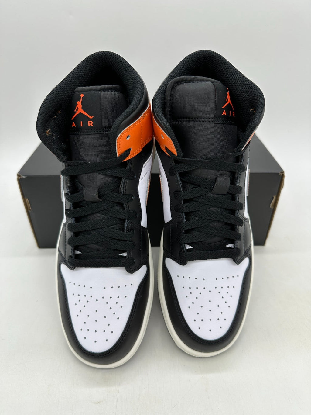 Men's Jordan 1 Mid Starfish/Black-White-Sail (DQ8426 801) - 8