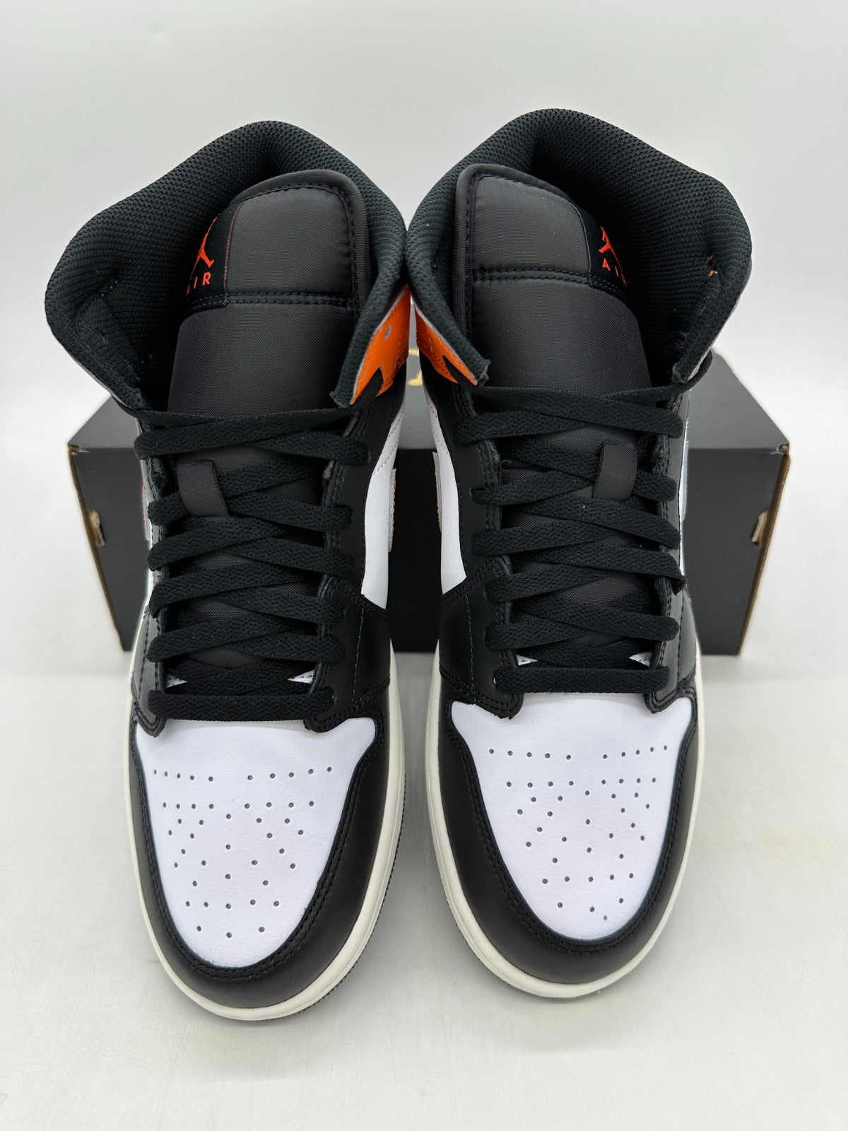 Men's Jordan 1 Mid Starfish/Black-White-Sail (DQ8426 801) - 8