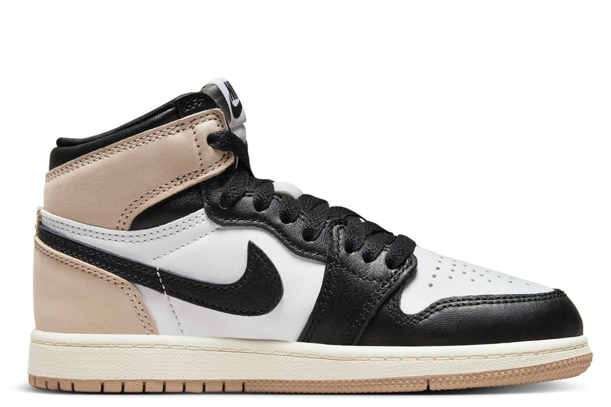 Little Kid's Jordan 1 Retro High OG "Latte" Blk MD Brwn-Wht (FD2597 021) - 12.5