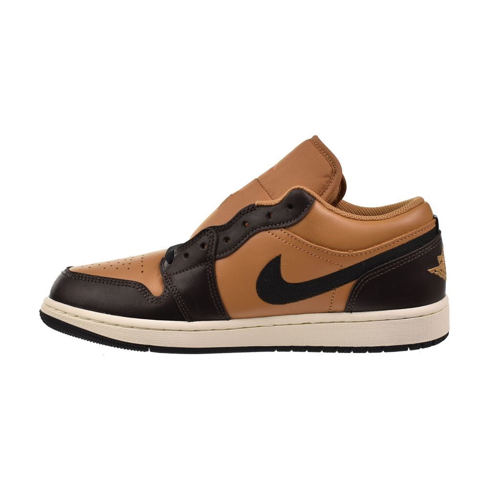 Men's Jordan 1 Low SE Flax/Black-Baroque Brown (HQ3603 201) - 8