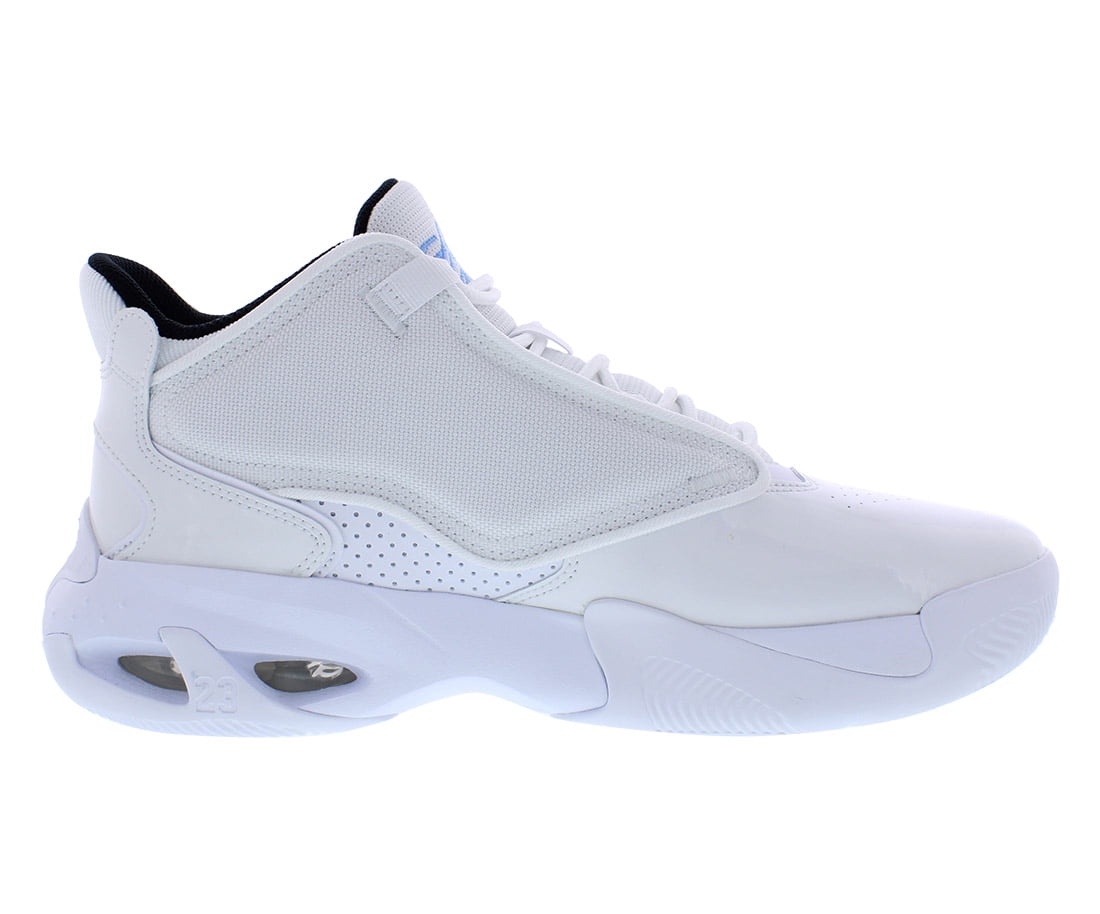 Jordan Mens Max Aura 4 Shoes,White Uni Blue Black,10