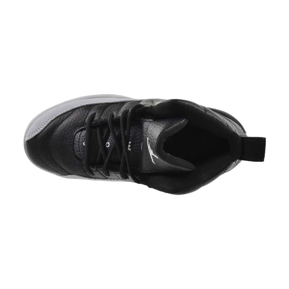 Jordan 12 Retro (PS) "Barons" Little Kids Shoes Black/Wolf Grey 151186-010