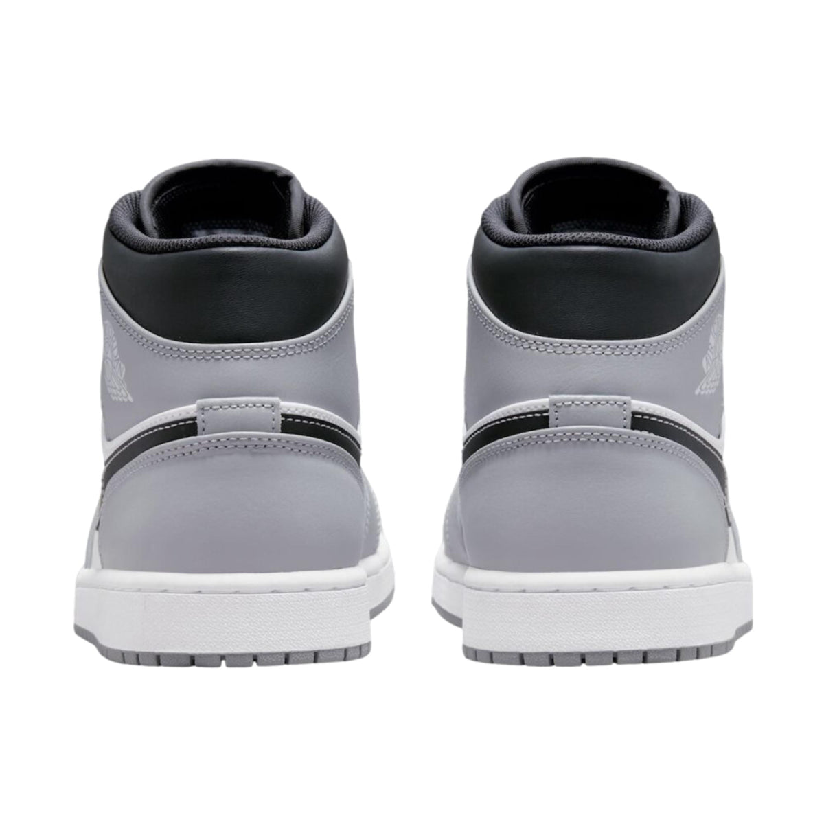 Jordan 1 Mid Light Smoke Grey Men's Sneakers 554724-078