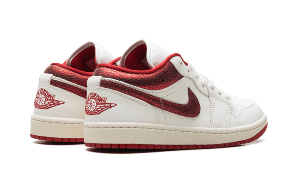 Jordan WOMENS Jordan 1 Low Womens "Ruby" HJ9338 106 HJ9338 106 from Stadium Goods