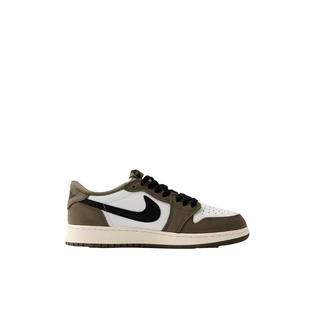 Jordan 1 Low Medium Olive Big Kids' GS Sneakers HQ6999-200