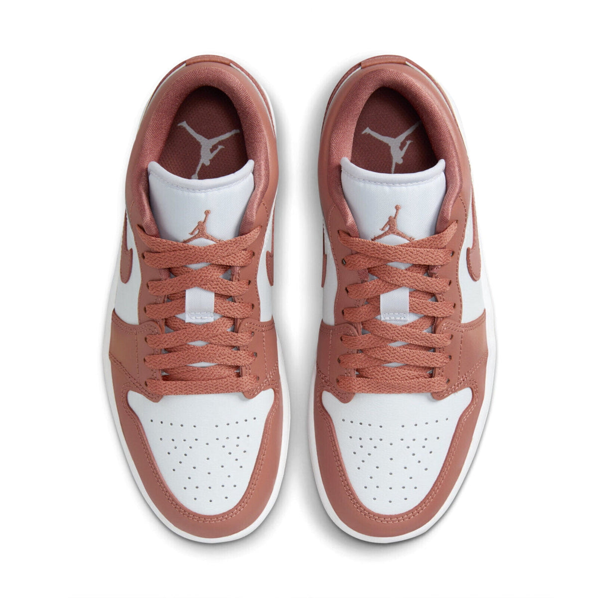 Women's Jordan 1 Low Pure Platinum/Sky J Orange (DC0774 080) - 6.5