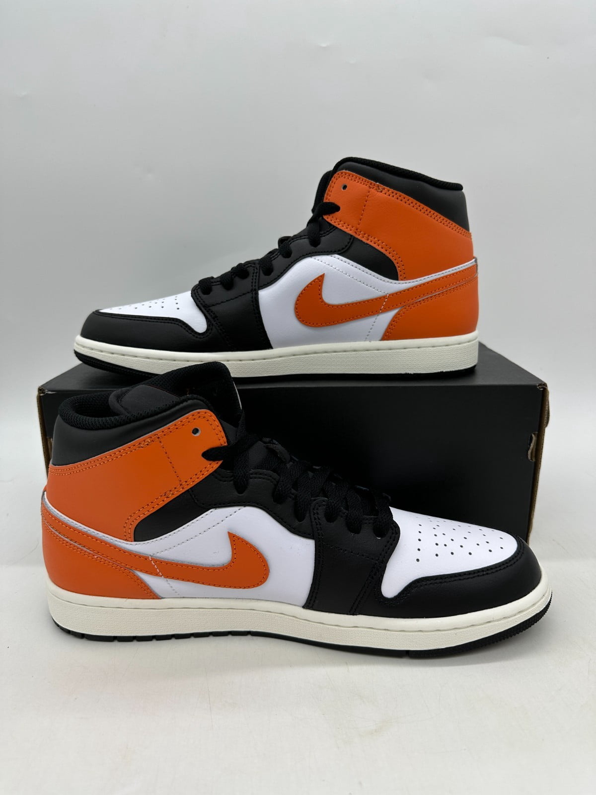 Men's Jordan 1 Mid Starfish/Black-White-Sail (DQ8426 801) - 8